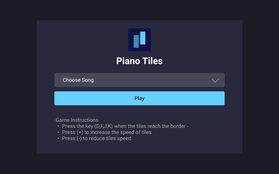 Piano Tiles - JS Canvas Game